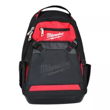 Mochila Milwaukee 48-22-820 Ideal Para Herramientas Y Laptop Color Rojo / Negro