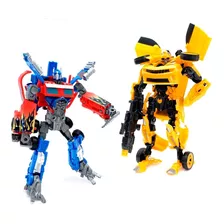 Transformers Optimus Prime O Bumblebee Grande 25 Cms