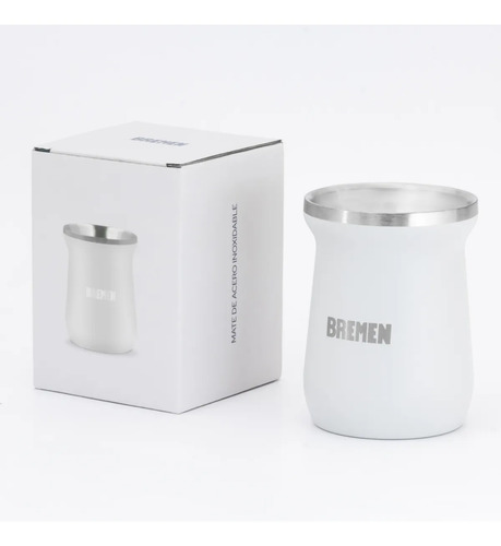 Mate Acero Inoxidable Bremen Termico Doble Pared 180ml Dgm Gris Gris 8626