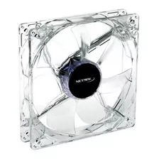 Cooler Fan Pc 80mm 12v Con Luz Rojo Netmak