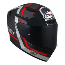 Casco Suomy Track-1 Ninety Seven Rojo Smart 