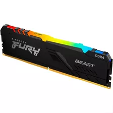 Memória Kingston Fury Beast Ddr4 Rgb 8gb 2666mhz