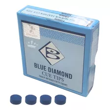 4 Solas De Couro Brunswick Blue Diamond Sinuca Bilhar 10mm