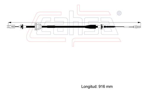 Cable Embrague Para Subaru Gl 1.8l 1984 Foto 2