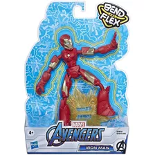 Boneco Marvel Vingadores Bend And Flex Homem De Ferro E7377