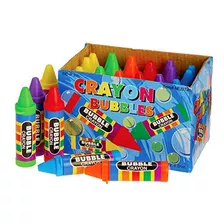 Crayon Bubbles, 24 Count.