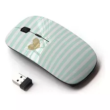 Koolmouse [ratón Inalámbrico Óptico 2.4g [verde Menta Dorada