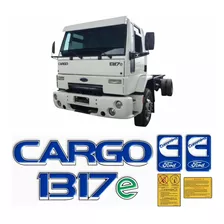 Kit Adesivo Ford Cargo 1317 E 1317e Emblema Caminhão Kit23