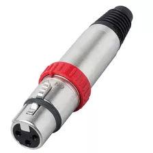 Conector De Audio Neutrik Xlr Hembra De 3 Polos Nc3fxs