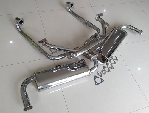 Kit Headers Miller Cromados Pancho Doble Vocho Carburado Foto 5