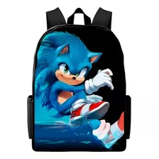 Bolsa Sonic Mochila Infantil Volta As Aulas Personagens M18 Desenho Do Tecido Sonic M18