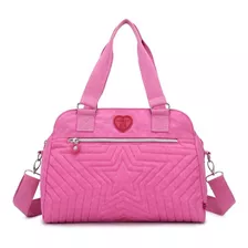 Bolsa Feminina Kika Tactel Ombros Transversal