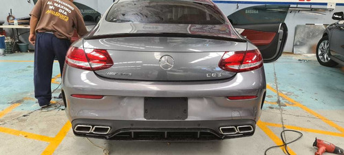 Difusor + Escapes Mercedes Benz Amg Clase C W205 Coupe 2015+ Foto 8