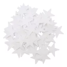 Pegatinas De Estrellas De Fieltro De 1,5 Pulgadas (blan...