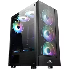 Gabinete Gamer Mid Tower Fortrek Cruiser 70569 Rgb Com 3 Coo Cor Preto