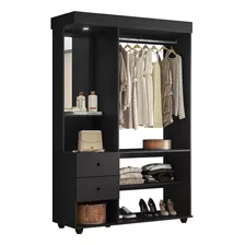 Ropero Exhibidor - Muebles Web - Linea Closet - Modelo Style - Negro