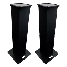 2) Rockville Rtp-go Tótem Dj Portátil Negro Plegable Soporte