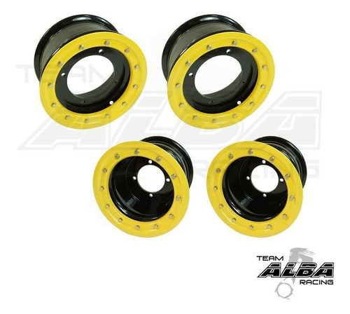 Rines Juego Honda Trx 450r 400ex 300ex Beadlock 10x5 9x8 Foto 5