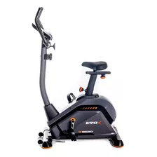 Bike Vertical Deluxe V8620 Semi Profissional - Evox Fitness Cor Grafite E Preto 2x Pilhas Aaa