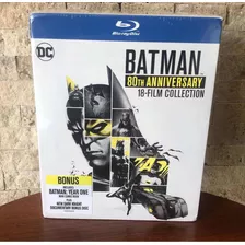 Batman 80th Aniversario Coleccion 18 Discos Bluray Sellado.
