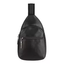 Mini Mochila Transversal De Couro Legítimo Jeff Preta