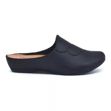 Slip On Mule Tamanco Neoprene Usaflex Ac0908 Preto