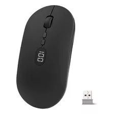 Free Wolf X1 Mouse Inalámbrico Con Pantalla De Batería, Wire