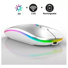 Mouse Sem Fio Wireless Recarregável Hmaston E1200 Pc Mac Rgb