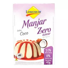 Lowçucar Manjar Zero Açúcar Coco 45g