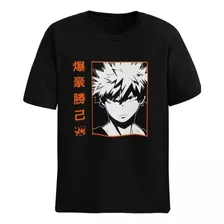 Polera Diseño My Hero Academia Bakugo