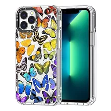 Funda Mosnovo Para iPhone 13 Pro Max-rainbow Butterfly