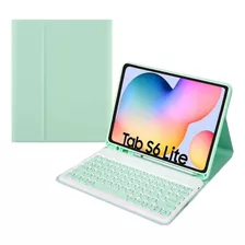 Funda Con Teclado De Redonda Para Galaxy Tab S6 Lite10.4