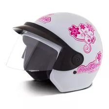 Capacete Pro Tork Feminino Liberty 3 For Girls Tamanho Do Capacete 58 Cor Branco