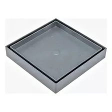 Ralo Invisível Oculto 15x15 Drena Box - Cinza