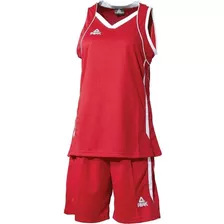 Uniforme Basquetbol Peak Rojo-blanco Talla 2xs