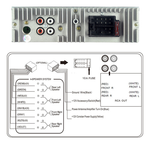 Radio Usb Estreo Para Coche Bt Dual Usb Id3 Mp3 Autoradio S Foto 6