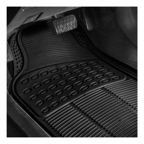 Tapetes 3 Piezas Negro Rayas Mercedes Benz Ml320 2008 Foto 3