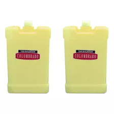 Congelantes P/conservadora Mediano X 2u Art 862 Colombraro Color Amarillo