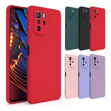 Capa Capinha Case Para Xiaomi Poco X3 Gt Silicone Aveludado