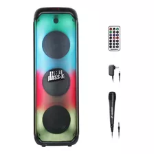 Bocina Recargable Fussion 3x8 Bluetooth Fm Usb Mega Bass 