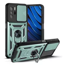 Funda Para Xiaomi Redmi Note 10 Pro Holder Protector Verde