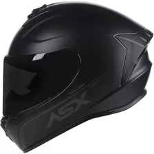 Capacete Asx Esportivo Moto Draken Preto Fosco