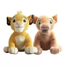 Kit Simba E Nala O Rei Leão Pelúcia 30cm Lindos Macios Fofos