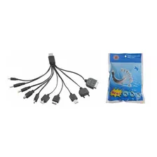 Carregador Várias Entradas 10 Em 1 Usb Universal