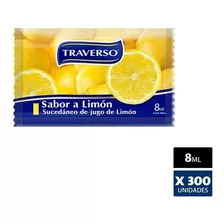 Sucedáneo De Limón Sachet 8 Ml X 300 Unidades, Traverso