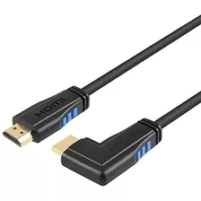 Cable Hdmi, Cablecreation 6 Pies Angulo Recto 270 Grados Ve