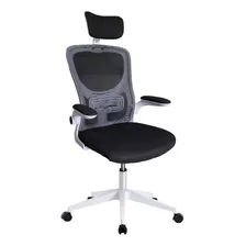 Silla Pc Apoyabrazos Movible Apoyacabeza Ergonómica Ne/bl