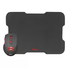 Kit Gamer Trust Ziva Mouse 6 Btones 3000dpi + Mousepad 30x22