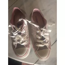 Zapatillas Converse Beige N 35. Leer Descripción.