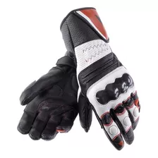 Luva Dainese Radgete Profissional Branco/preto/vermelho